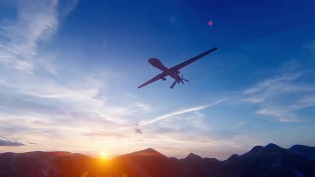 Army Drone: Stock Motion Graphics