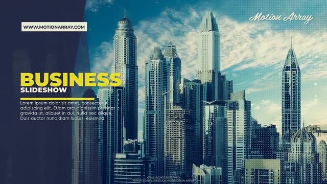 Corporate Slideshow: Premiere Pro Templates