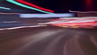 Timelapse Cty Night: Stock Video