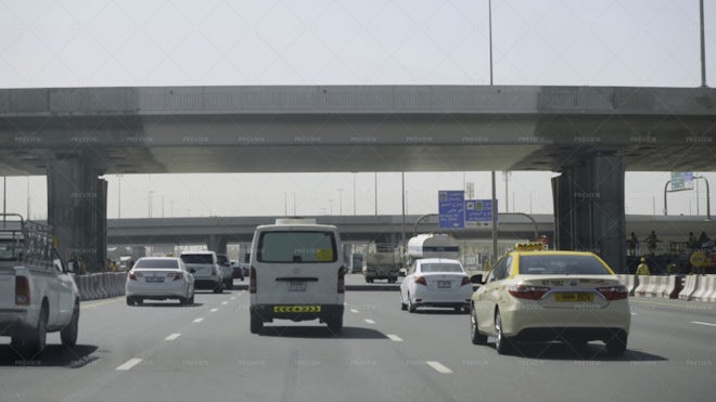 Highway In Dubai - Stock Photos 