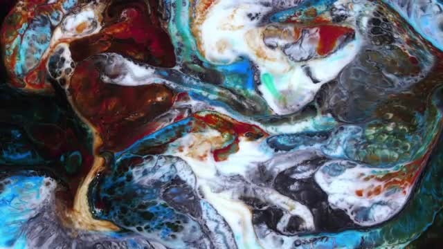 Organic Paint: Stock Video