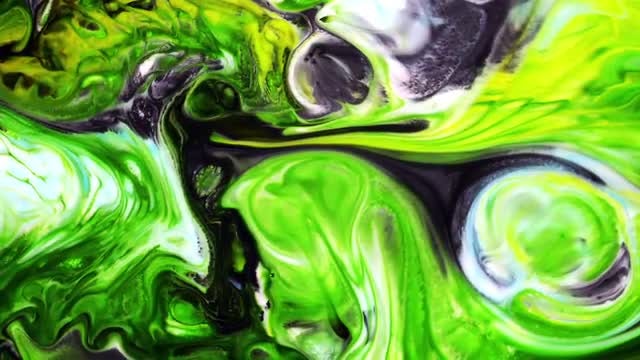 Green Paint: Stock Video