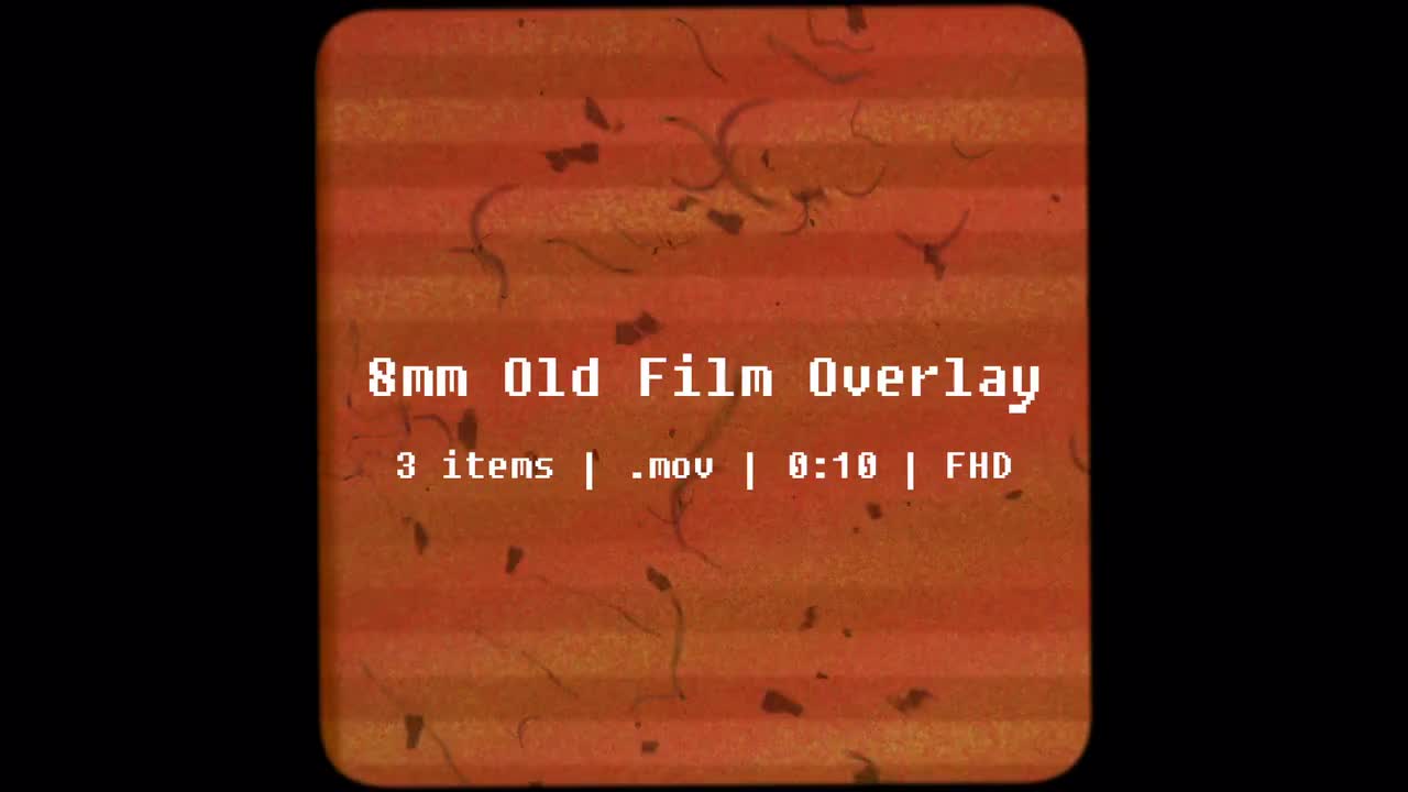 8mm Old Film Overlay Pack Stock Motion Graphics Motion Array