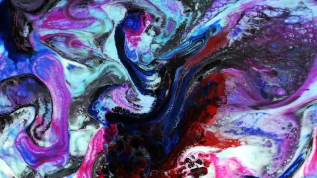 Colorful Mixture Of Ink: Stock Video