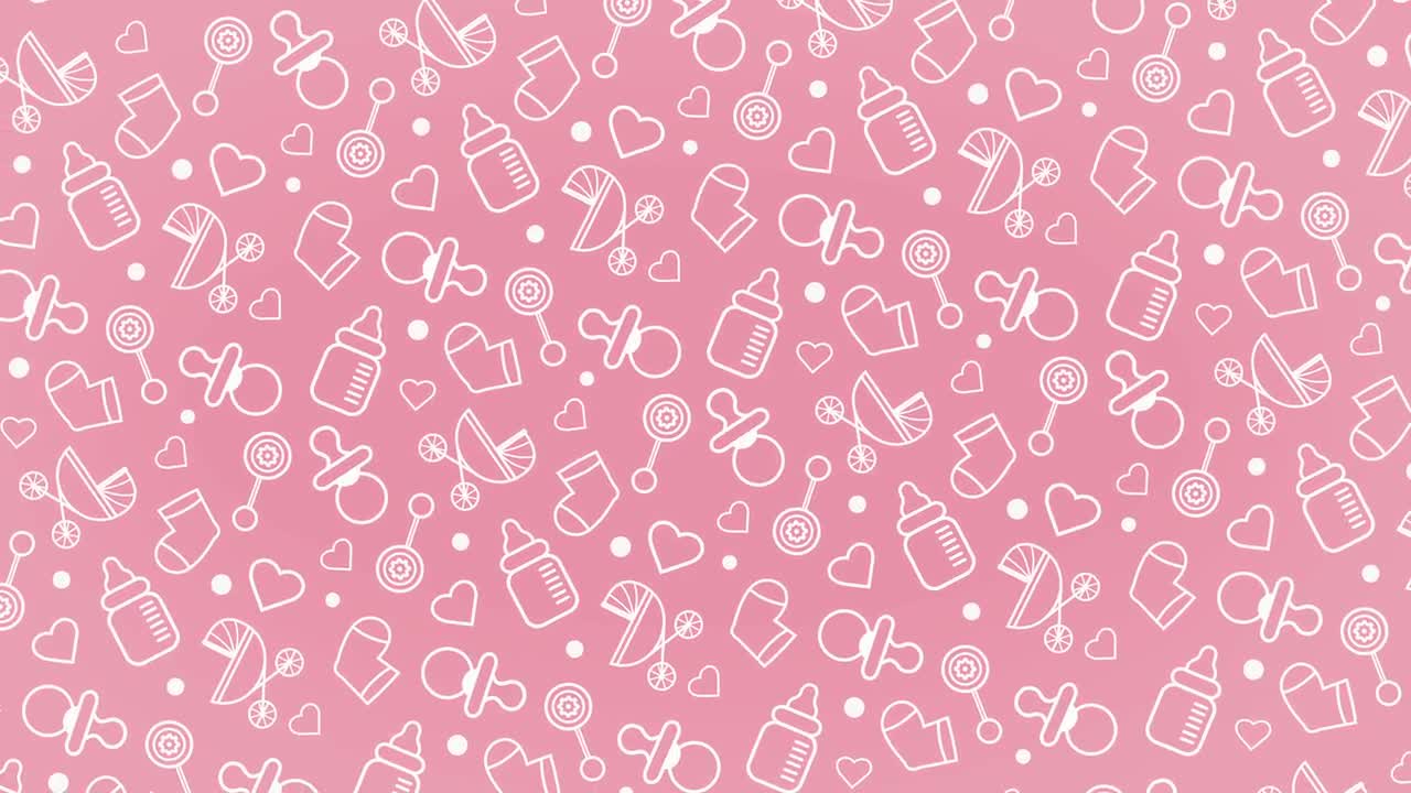 Baby Background Pattern - Stock Motion Graphics | Motion Array