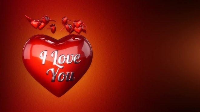 3D hearts for Valentines Day or Wedding 02 - Stock Motion Graphics | Motion  Array