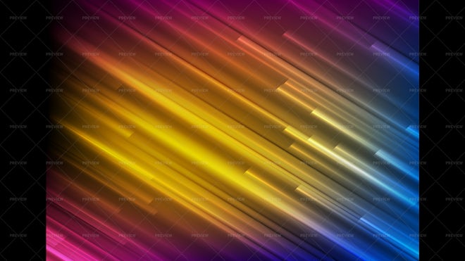 Colorful Neon Glowing Stripes Background - Graphics | Motion Array