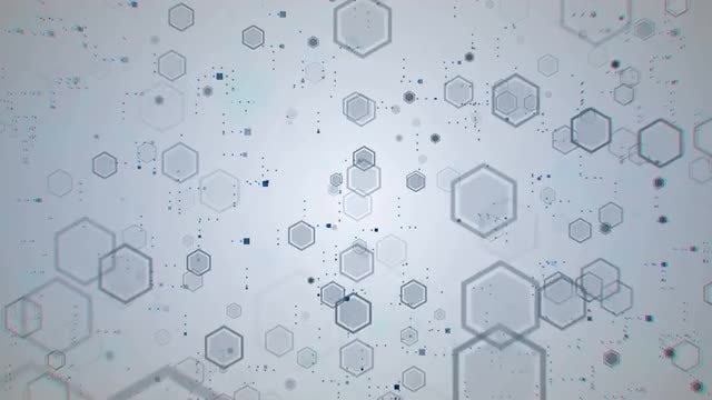 Hexagons Digital Background: Stock Motion Graphics