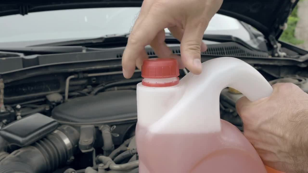 Washer Fluid Stock Video Motion Array