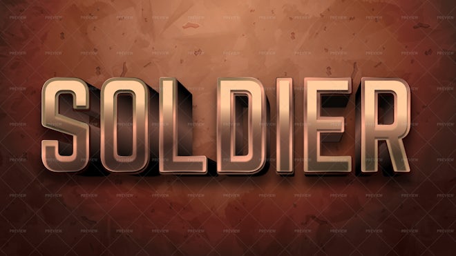 Soldier Text Effect - Graphics | Motion Array