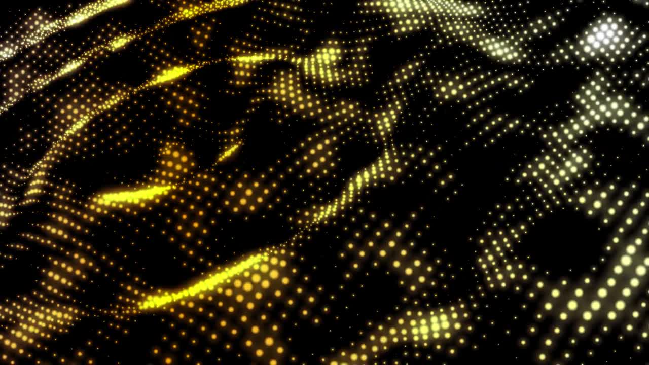 Yellow Abstraction Wave - Stock Motion Graphics | Motion Array