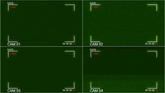Security Cam Overlay Filters Pack - Stock Motion Graphics | Motion Array