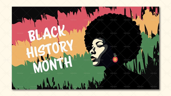 Black History Month Banner Template - Graphics | Motion Array