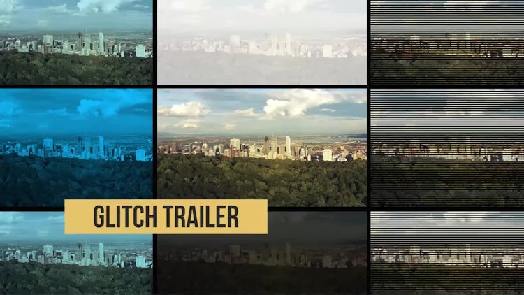 Glitch Trailer: Premiere Pro Templates