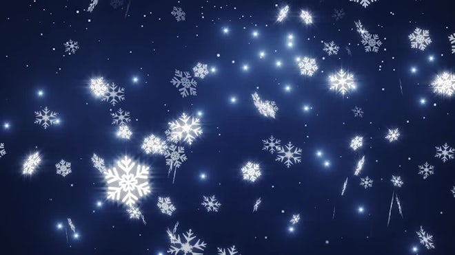 falling snow background