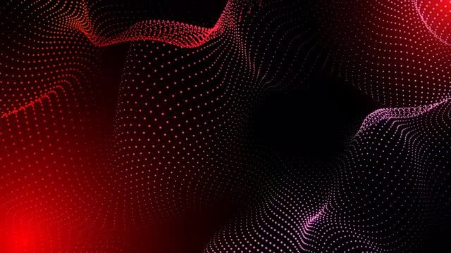 Red Motion Dots 4K: Stock Motion Graphics