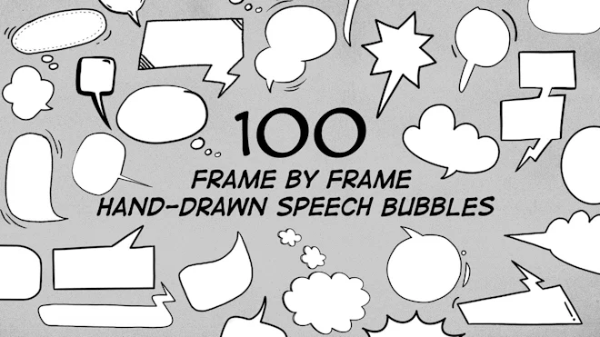 Pack Of Animated Speech Bubbles