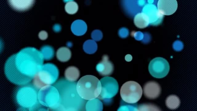 Rising Blue Spheres: Stock Motion Graphics