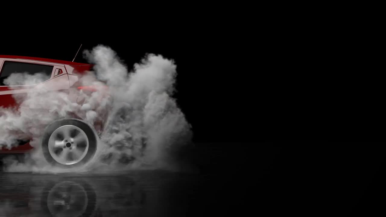 Car Burning Out Tires Stock Motion Graphics Motion Array
