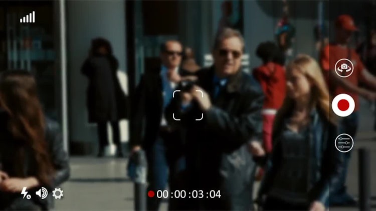 Camera Screen Recording 01: Stock Motion Graphics