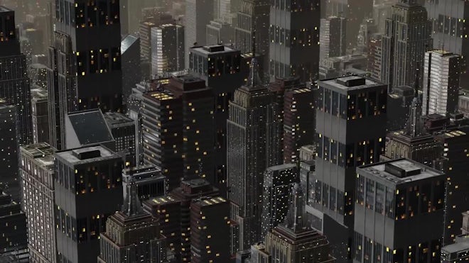 Modern Animated City Background - Stock Motion Graphics | Motion Array