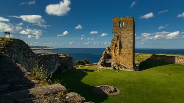 Scarborough Castle: Stock Video