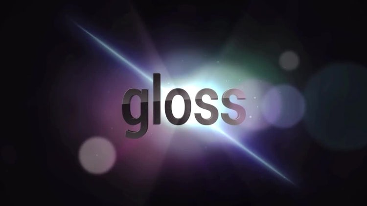 Gloss Title/Logo Reveal: After Effects Templates
