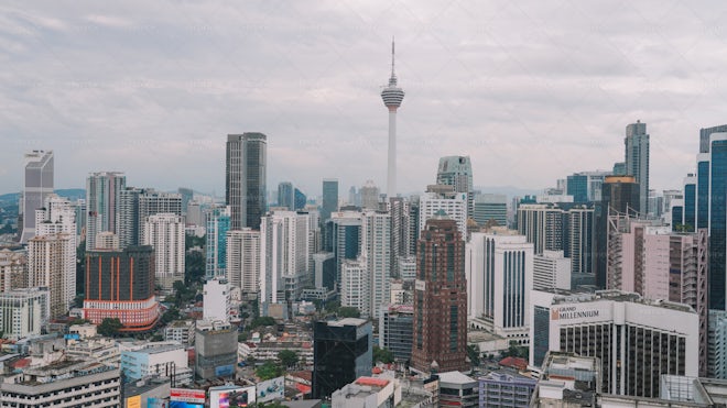 Kuala Lumpur Panorama View - Stock Photos | Motion Array