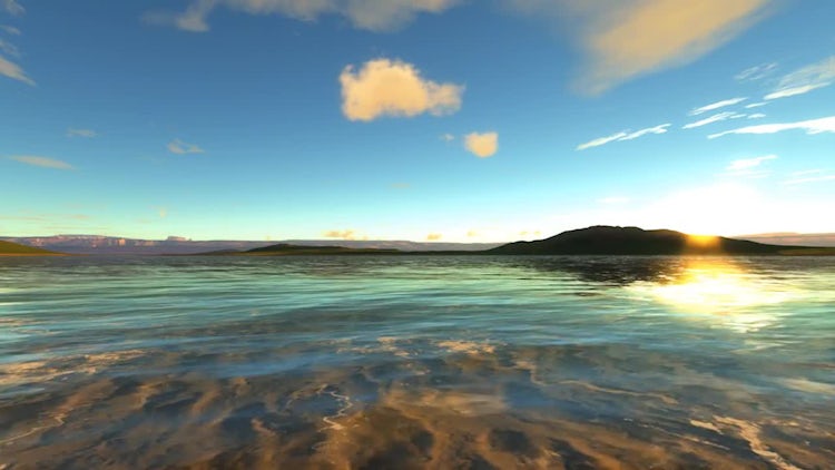 Sea Coast Background: Stock Motion Graphics