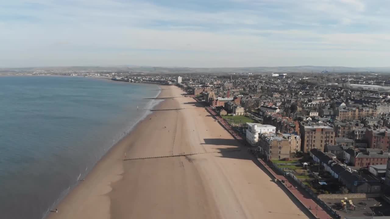 Portobello Beach Stock Video Motion Array
