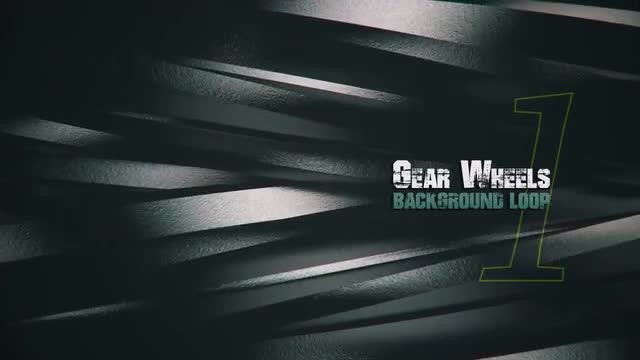 3D Metal Gears V1: Stock Motion Graphics