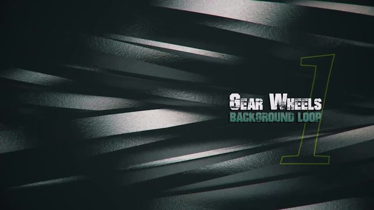 3D Metal Gears V1: Stock Motion Graphics