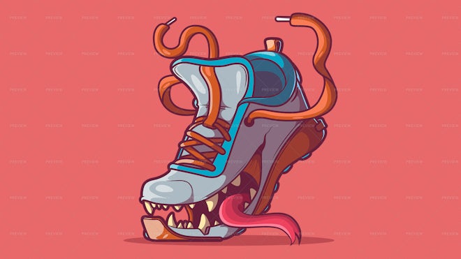 Sneaker Monster - Graphics | Motion Array