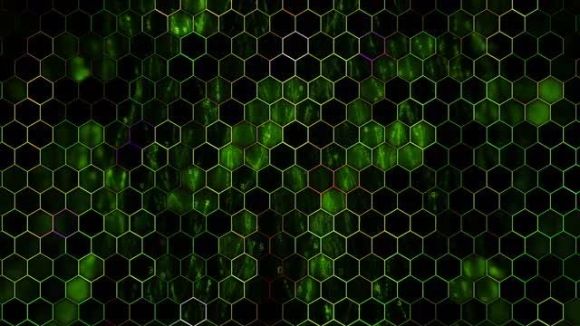 Binary Hexagon: Stock Motion Graphics