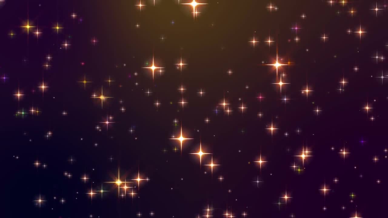 Twinkling Stars Cascade Stock Motion Graphics Motion Array