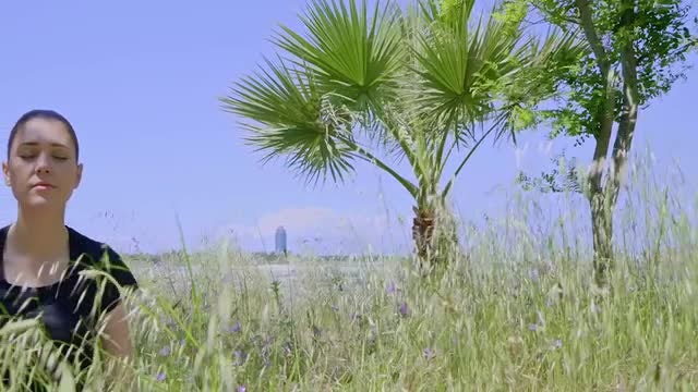 Yoga In The Nature: Stock Video