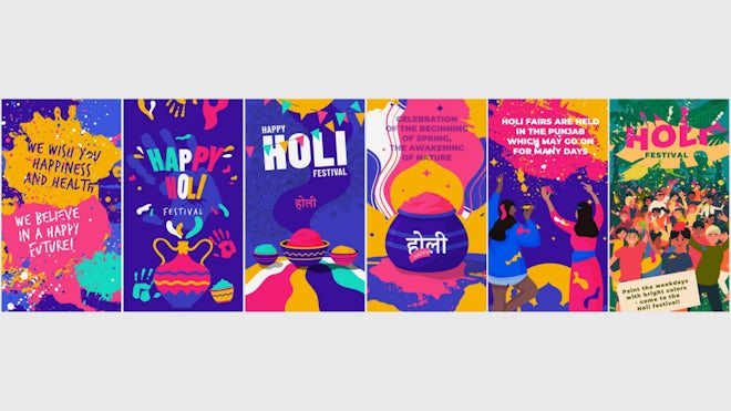 Holi Vertical Stories - After Effects Templates | Motion Array holi-vertical-stories-after-effects-templates-motion-array