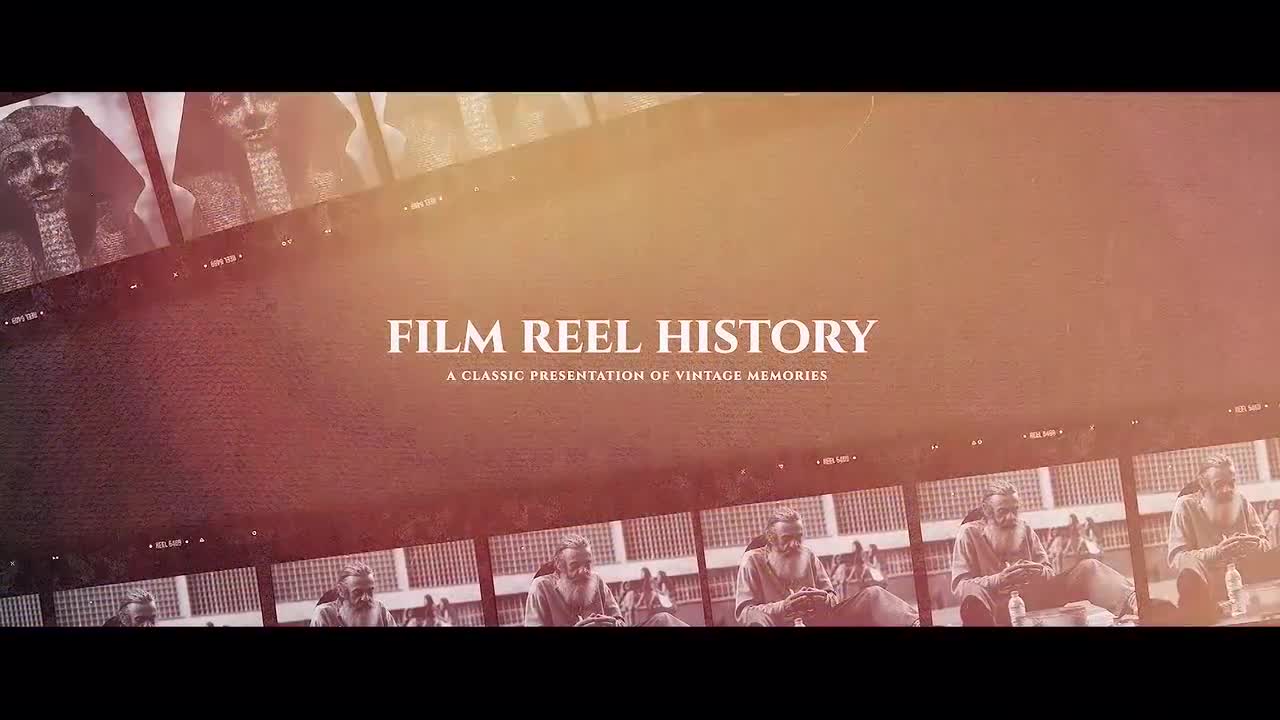 Film Reel History Premiere Pro Templates Motion Array