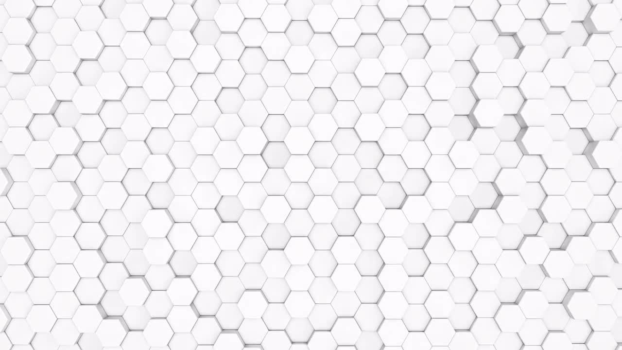 White Hexagon Motion Background - Stock Motion Graphics | Motion Array