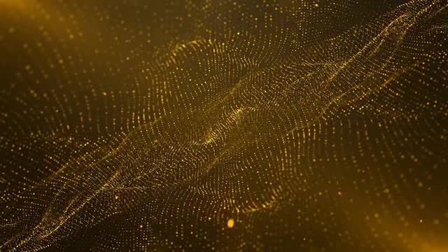 Gold Mesh Shimmering Background: Stock Motion Graphics
