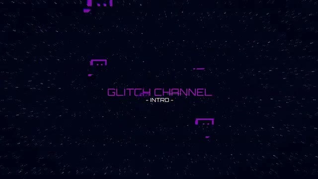 Glitch Channel Logo: After Effects Templates