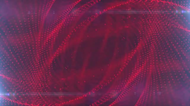Red Particles In Motion Background: Stock Motion Graphics