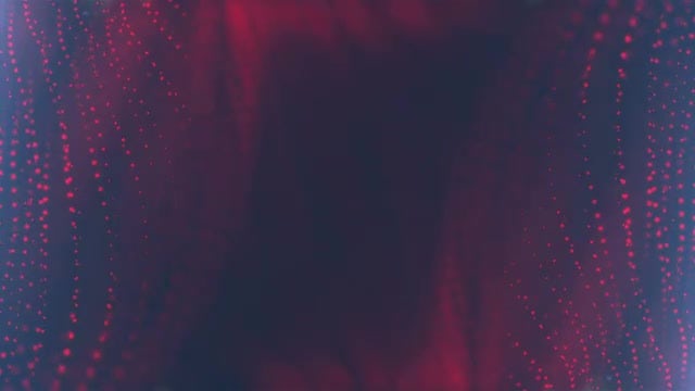 Red Particle Curved Walls: Stock Motion Graphics