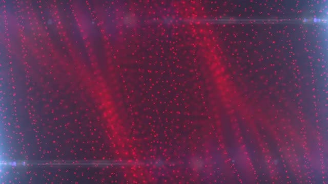 Red Particles Digital Curtain: Stock Motion Graphics