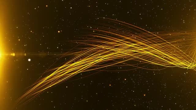 Sparkling Gold Background: Stock Motion Graphics