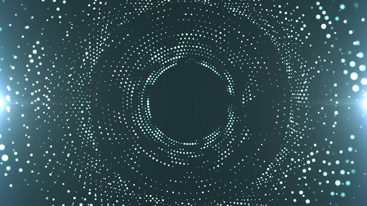 Shimmering Particles: Stock Motion Graphics