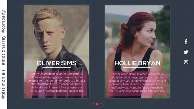 Testimonials: After Effects Templates