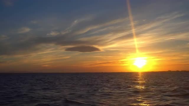 Ocean At Dusk: Stock Video