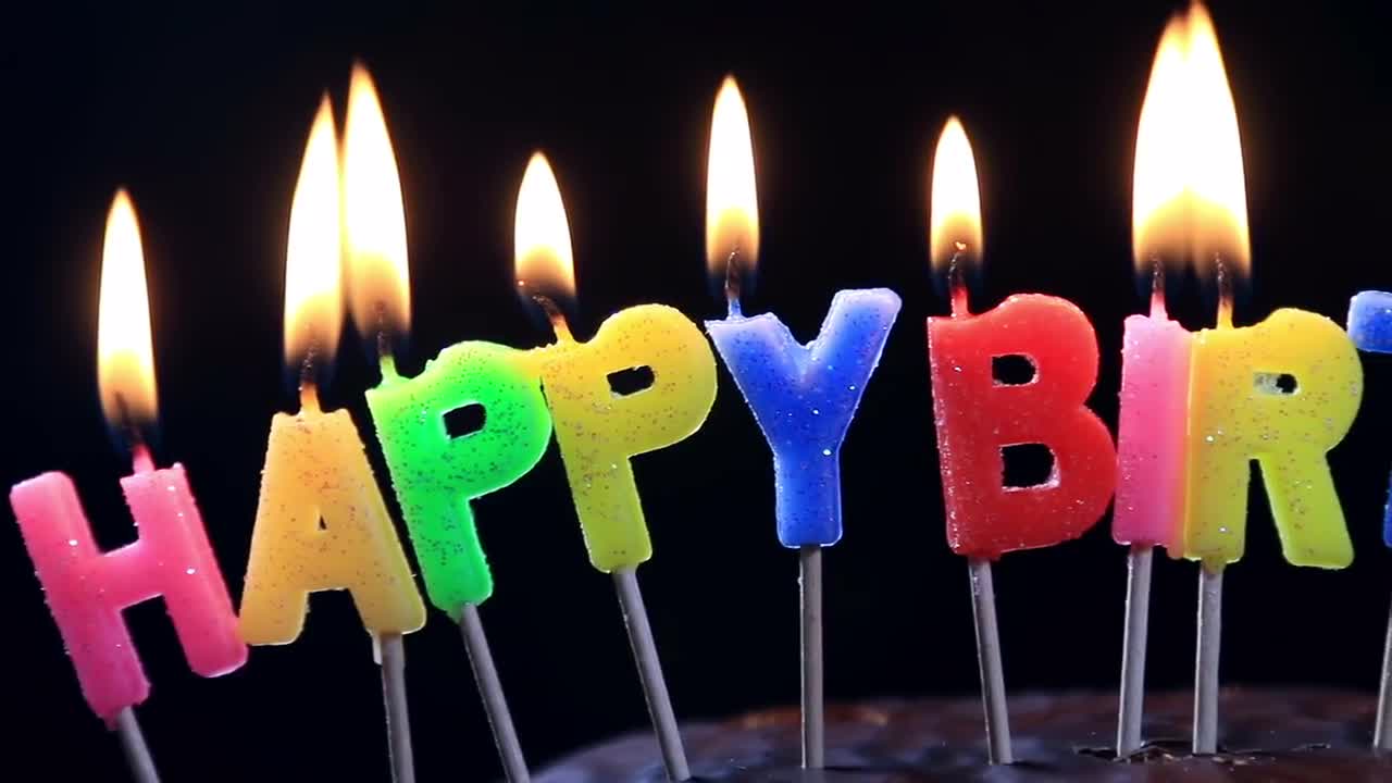 Birthday Candles - Stock Video | Motion Array