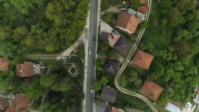 Residential Road: Stock Video